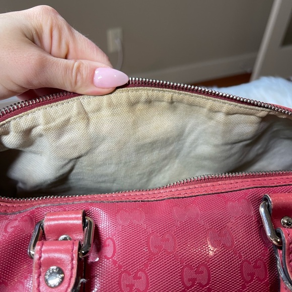 Gucci Joy Boston Bag GG Imprime Medium - Picture 9 of 13